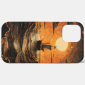Coques Case-Mate iPhone Navire naviguant la nuit (Verso (horizontal))