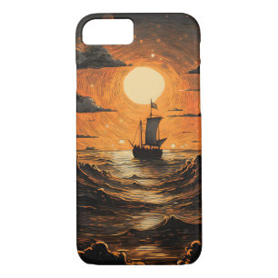 Case-Mate iPhone Case Navire naviguant la nuit