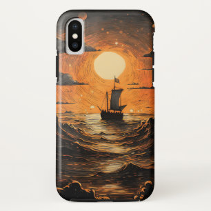 Case-Mate iPhone Case Navire naviguant la nuit