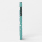 Coques Case-Mate iPhone Navires nautiques Bleu Blanc Maritime Imprimer (Dos/Gauche)