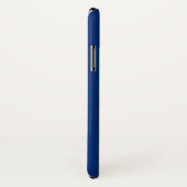 Coques Case-Mate iPhone Navires nautiques Roue Bleu+Blanc (Personnaliser) (Dos/Droite)