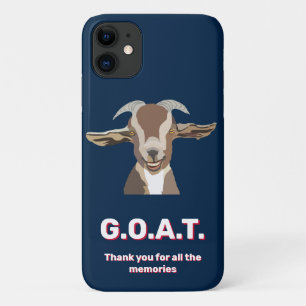 Case-Mate iPhone Case Navy Blue Sports Photo Personnalisée G.O.A.T.
