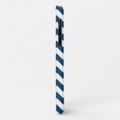 Coques Case-Mate iPhone Navy Zigzag, Navy Chevron, Motif géométrique (Dos/Gauche)