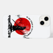 Coques Case-Mate iPhone N'ayez pas peur | Motivation commerciale | Samurai (Verso (horizontal))