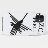 Coques Case-Mate iPhone Nazca Pérou Colibri Avec Texte Courbé (Dos (Horizontal))