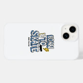 Coques Case-Mate iPhone Né à Skate Ride pour vivre (Verso (horizontal))