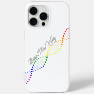 Coque iPhone 15 Pro Max Né ainsi LGBTQ Pride ADN Rainbow Equality