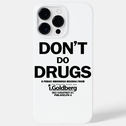 Coques Case-Mate iPhone Ne consomme pas de drogues comme vu sur Bernard Su (Verso)