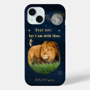 Coque Pour iPhone 15 Ne crains pas car je suis avec toi