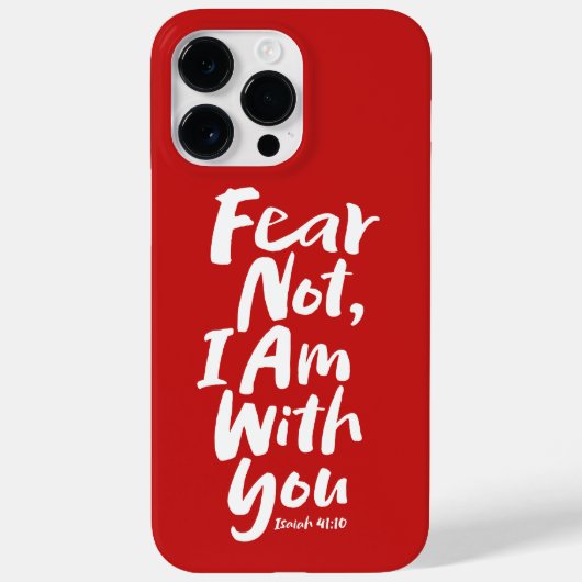 Coques Case-Mate iPhone NE CRAINS PAS, JE SUIS avec toi Foi Religieuse Die (Verso)