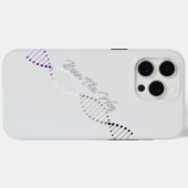 Coques Case-Mate iPhone Né de cette façon ACE - Asexuore Pride DNA (Verso (horizontal))