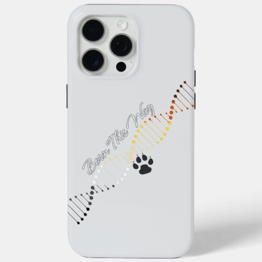 Coques Case-Mate iPhone Né De Cette Façon Ours Gay - Ours Pride ADN (Verso)