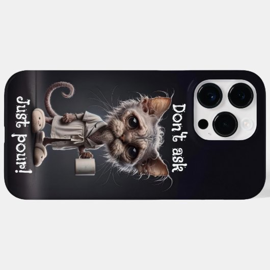 Coques Case-Mate iPhone Ne demande pas, juste pour ! (Verso (horizontal))