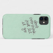 Coques Case-Mate iPhone ne font pas l'overthink (Dos (Horizontal))