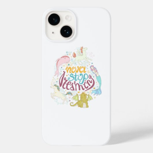 Coques Case-Mate iPhone Ne jamais cesser de rêver (Verso)