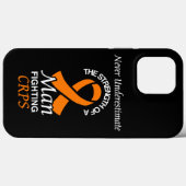 Coques Case-Mate iPhone Ne jamais sous-estimer/Ruban/Homme...CRPS (Verso (horizontal))