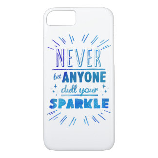 Case-Mate iPhone Case "Ne laissez jamais personne ternir votre éclat" in