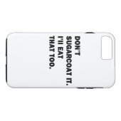 Coques Case-Mate iPhone Ne l'enjolivez pas. (Dos (Horizontal))