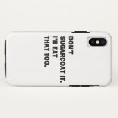 Coques Case-Mate iPhone Ne l'enjolivez pas. (Dos (Horizontal))