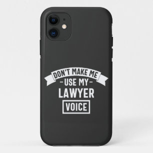 Case-Mate iPhone Case Ne me fais pas utiliser ma voix d'avocat
