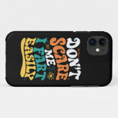 Coques Case-Mate iPhone Ne me faites pas peur je péte facilement Citation (Dos (Horizontal))
