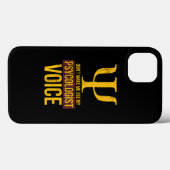 Coques Case-Mate iPhone Ne Me Faites Pas Utiliser Ma Voix Psychologue  (Verso (horizontal))