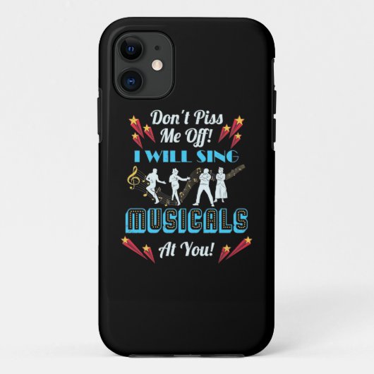 Coques Case-Mate iPhone Ne Me Fous Pas De La Musique (Dos)