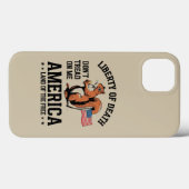Coques Case-Mate iPhone Ne me marchez pas dessus Écureuil Liberté Justice (Verso (horizontal))