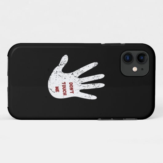 Coques Case-Mate iPhone Ne me touchez pas (Dos (Horizontal))