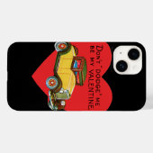 Coques Case-Mate iPhone Ne m'évitez pas, sois ma Saint-Valentin ! Retro Va (Verso (horizontal))