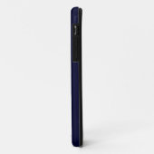 Coques Case-Mate iPhone Ne paniquent pas le cas bleu-foncé d'IPhone 5 (Dos/Gauche)