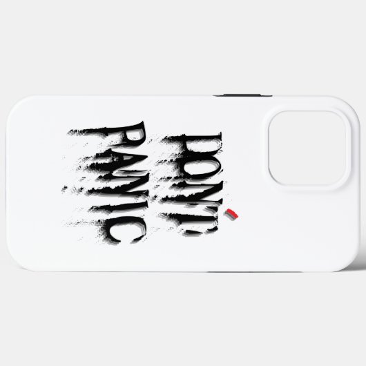 Coques Case-Mate iPhone Ne paniquez pas.w (Verso (horizontal))