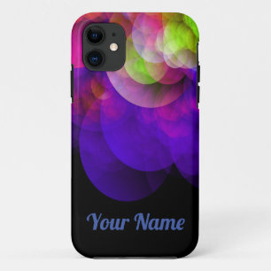 Case-Mate iPhone Case Ne pas ajouter de bulles multicolores au nom perso