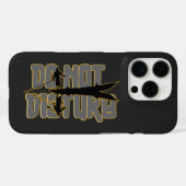 Coques Case-Mate iPhone Ne pas déranger – Conception de bateau de solitude (Verso (horizontal))