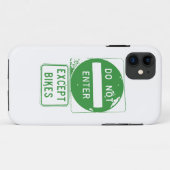 Coques Case-Mate iPhone Ne pas entrer sauf les vélos (Dos (Horizontal))