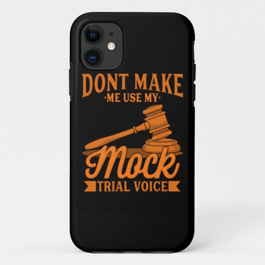 Coques Case-Mate iPhone Ne pas obliger l'avocat à utiliser ma voix Fausse (Dos)