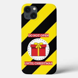 Case-Mate iPhone Case Ne pas ouvrir avant Noël