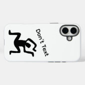 Coques Case-Mate iPhone Ne pas texter (Verso (horizontal))