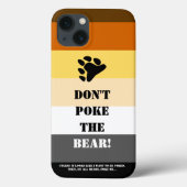 Coques Case-Mate iPhone Ne pique pas l'ours ! (Verso)