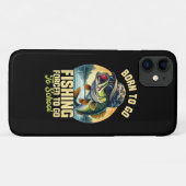 Coques Case-Mate iPhone Né pour aller pêcher École forcée Drôle (Dos (Horizontal))