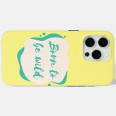 Coques Case-Mate iPhone né pour être sauvage (Verso (horizontal))