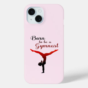 Coque Pour iPhone 15 Né pour être un Gymnaste