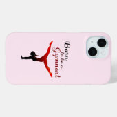 Coques Case-Mate iPhone Né pour être un Gymnaste (Verso (horizontal))