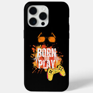 Coque iPhone 15 Pro Max né pour jouer aux jeux