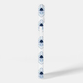 Coques Case-Mate iPhone Ne sois pas Jelly Blue Jellyfish Damask (Verso / Droite)