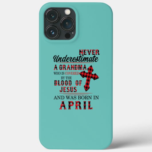 Coques Case-Mate iPhone Ne Sous-Estimez Jamais Le Sang De Grand-Mère De Jé (Verso)