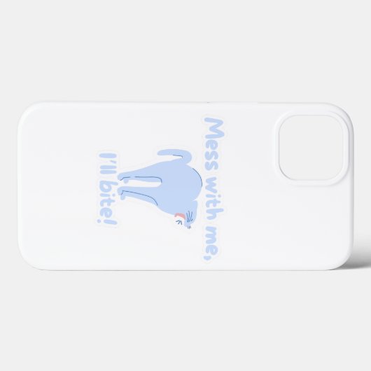 Coques Case-Mate iPhone Ne testez pas mes lois - (Verso (horizontal))