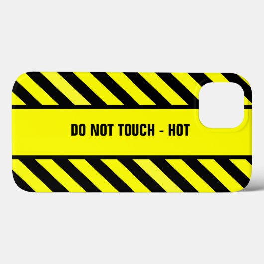 COQUES Case-Mate iPhone NE TOUCHE PAS - CHAUD (Verso (horizontal))