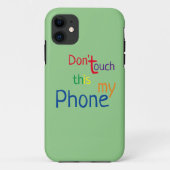Coques Case-Mate iPhone Ne touchez pas à ceci est mon téléphone (Dos)