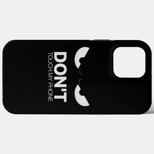 Coques Case-Mate iPhone ne touchez pas à mon téléphone (Verso (horizontal))